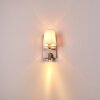 Applique murale Kublis LED Nickel mat, 2 lumières