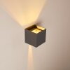 Applique murale Badajoz LED Anthracite, 1 lumière