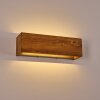 Applique murale Adak LED Bois foncé, 1 lumière