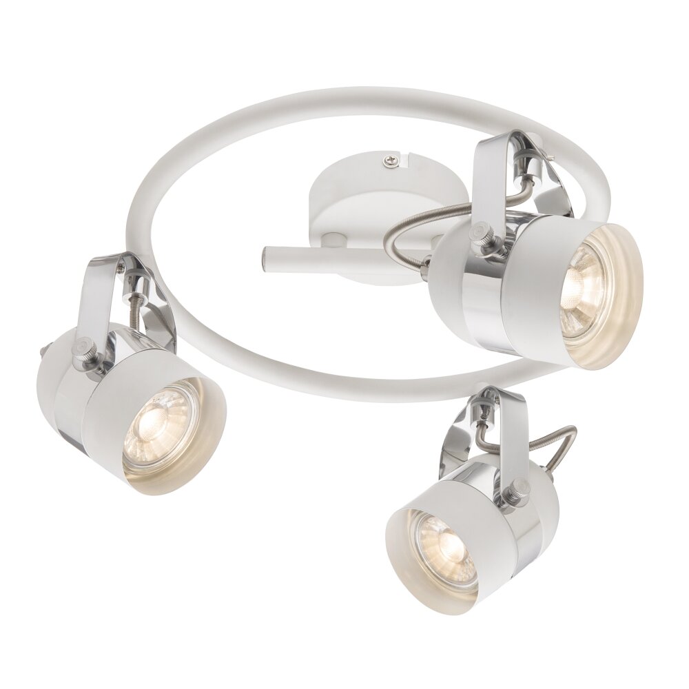 Spot de plafond Globo CALGARY LED Blanc, 3 lumières main product photo