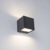 Applique murale d'extérieur Lutec GEMINI LED Anthracite, 2 lumières