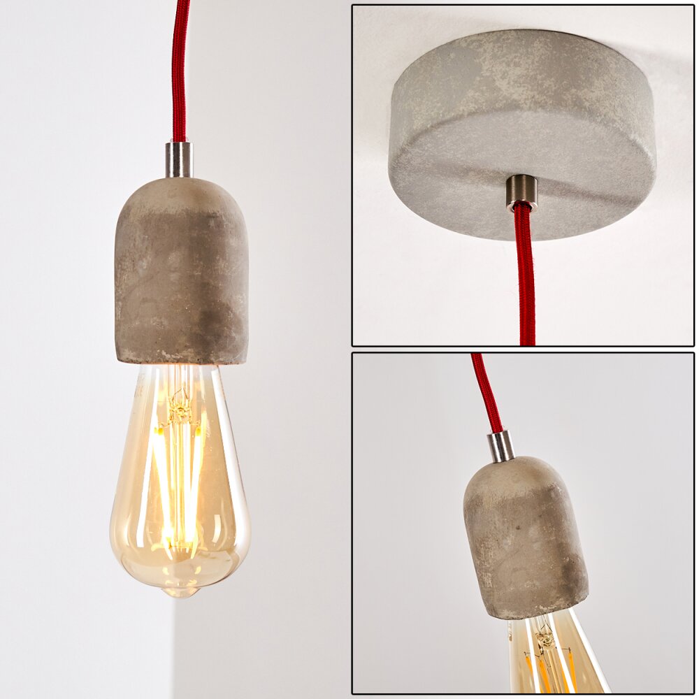 Suspension Lemone Gris, 1 lumière main product photo