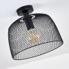 Plafonnier Moholm Noir, 1 lumière