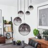 Suspension Degevos Chrome, 5 lumières