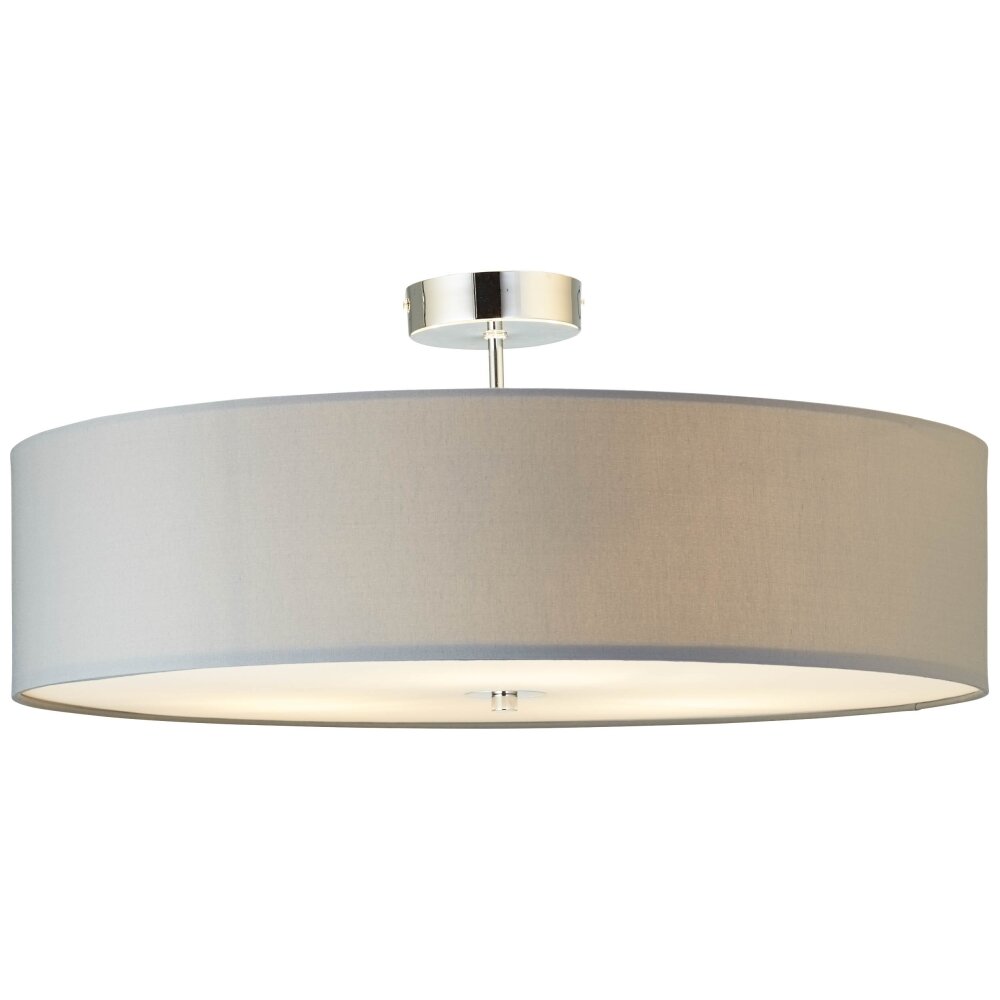 Plafonnier Brilliant Andria Chrome, Gris, 3 lumières main product photo