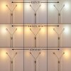 Lampadaire Gulkana LED Nickel mat, 2 lumières