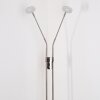 Lampadaire Gulkana LED Nickel mat, 2 lumières