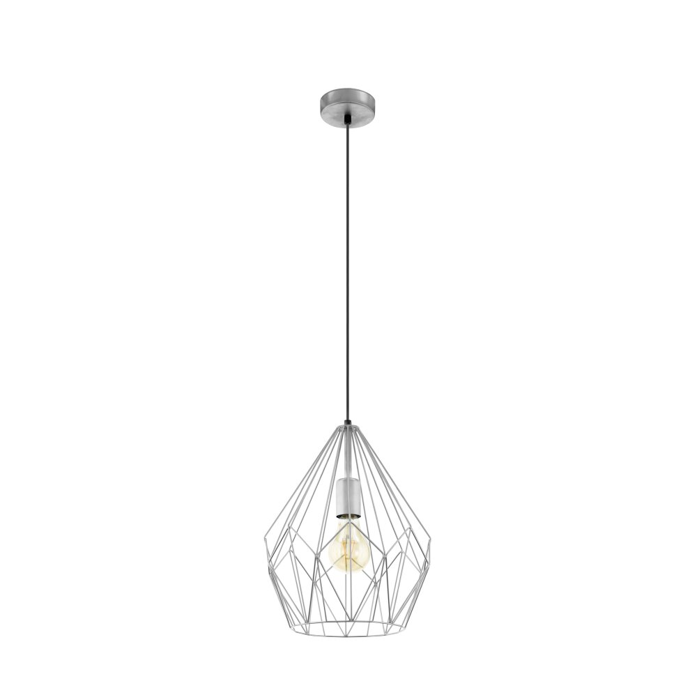 Suspension Eglo CARLTON Argenté, 1 lumière main product photo