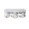 Spot de plafond Lucide LANDA LED Blanc, 3 lumières