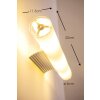 Applique murale Ideallux CAMERINO AP3 Aluminium, 3 lumières