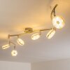 Plafonnier Donot LED Nickel mat, 6 lumières