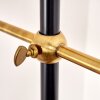 Lampadaire Gudem Noir doré, 1 lumière