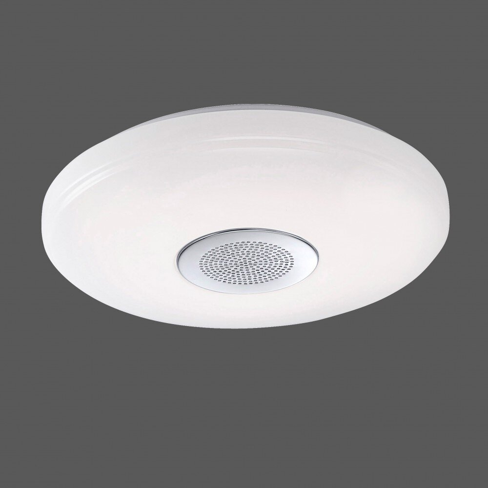 Plafonnier Leuchten Direkt PELVO LED Blanc, 1 lumière, Télécommandes, Changeur de couleurs main product photo