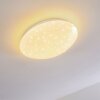 Plafonnier Norton Star LED Blanc, 1 lumière, Télécommandes, Changeur de couleurs