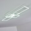 Plafonnier Alsterbro LED Blanc, 1 lumière, Télécommandes