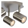 Plafonnier Lucide LENNERT LED Chrome, 4 lumières