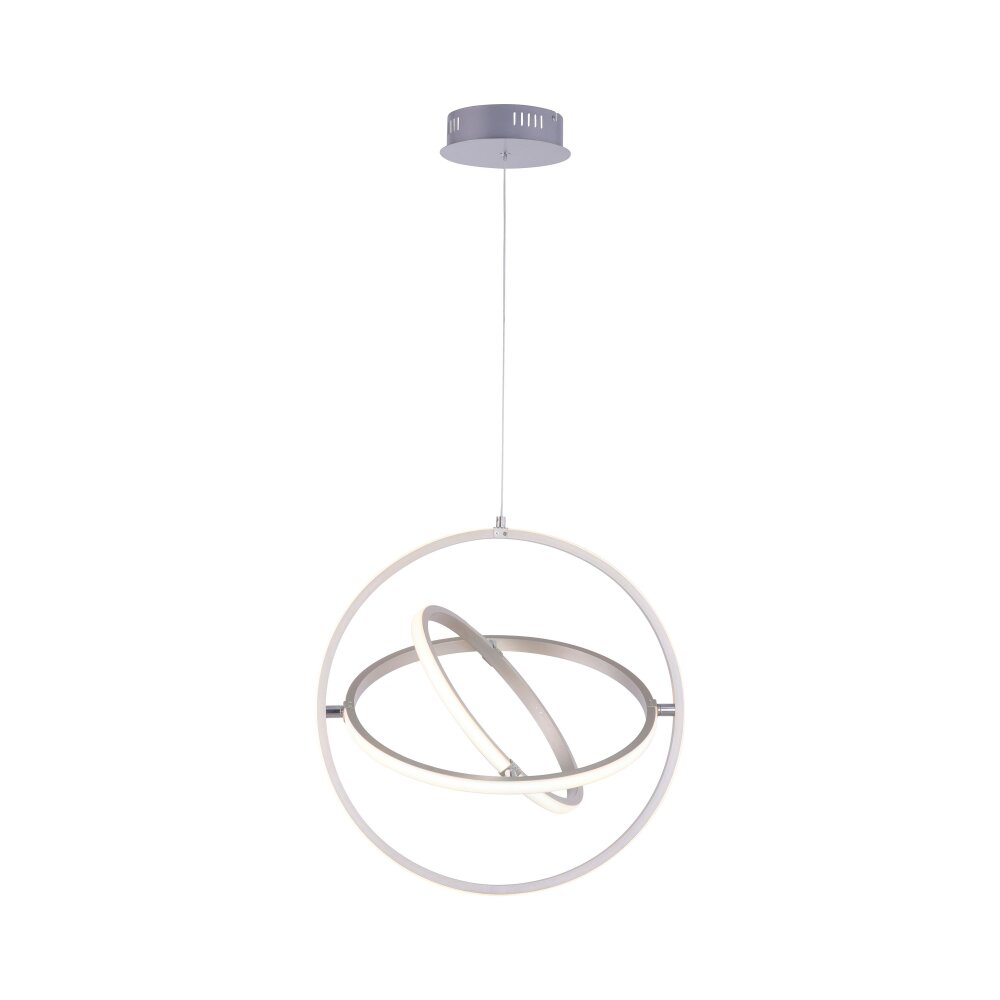 Suspension Leuchten-Direkt JELLA LED Nickel mat, 3 lumières main product photo