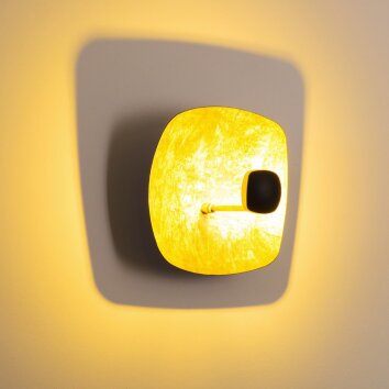 Applique murale Anton Angeli Penombra LED Or, 1 lumière