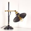 Lampe à poser Gudem Noir doré, 1 lumière