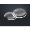 Plafonnier Trio Leuchten WIZ CITIZEN LED Nickel mat, 2 lumières, Télécommandes, Changeur de couleurs