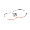 Plafonnier Trio Leuchten WIZ CITIZEN LED Nickel mat, 2 lumières, Télécommandes, Changeur de couleurs