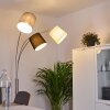 Lampadaire Bernardino Nickel mat, 3 lumières