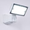 Applique murale d'extérieur Loit LED Blanc, 1 lumière, Détecteur de mouvement