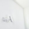 Applique murale d'extérieur Loit LED Blanc, 1 lumière, Détecteur de mouvement