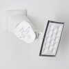 Applique murale d'extérieur Loit LED Blanc, 1 lumière, Détecteur de mouvement