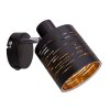 Applique murale Globo TUNNO Noir, 1 lumière