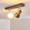 Plafonnier Danikon Brun, 2 lumières