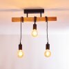 Plafonnier Barbengo Noir, 3 lumières