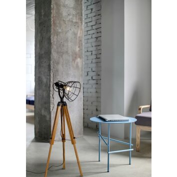 Lampadaire Lucide JOSHUA Noir, 1 lumière