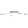 Plafonnier Brilliant Entrance LED Aluminium, Blanc, 1 lumière