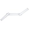 Plafonnier Brilliant Entrance LED Aluminium, Blanc, 1 lumière