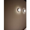 Applique murale Fabas Luce Fullmoon LED Blanc, 1 lumière