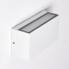 Applique murale d'extérieur Duluth LED Blanc, 1 lumière