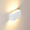 Applique murale d'extérieur Duluth LED Blanc, 1 lumière