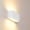 Applique murale d'extérieur Duluth LED Blanc, 1 lumière