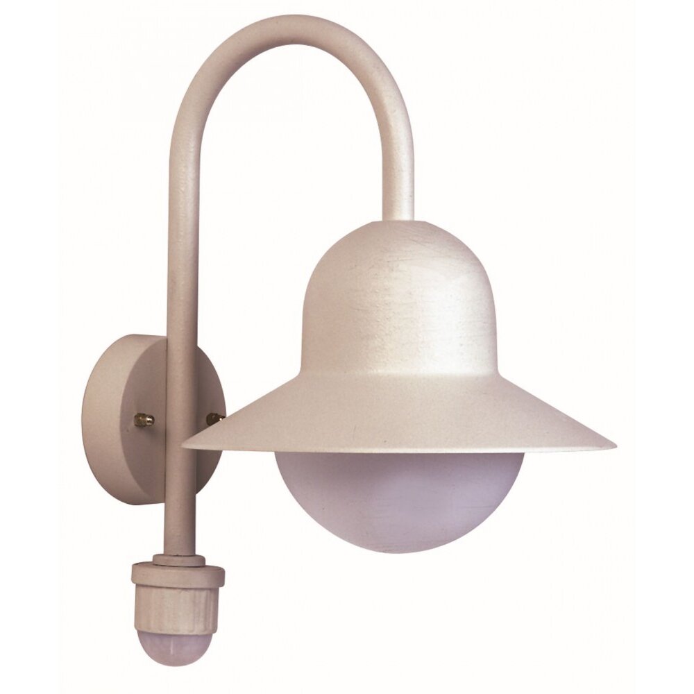 Applique extérieure Albert 661 Blanc, 1 lumière, Détecteur de mouvement main product photo