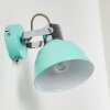 Applique murale Borik Turquoise, 1 lumière