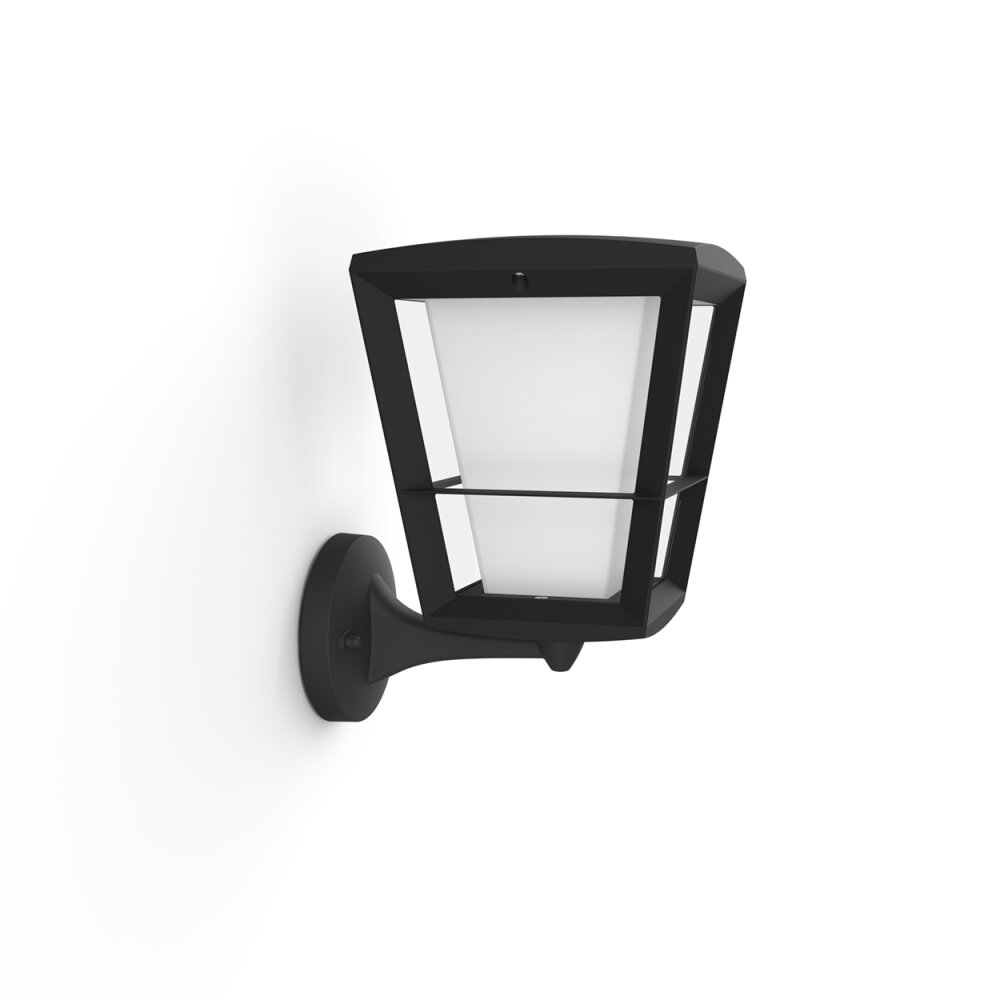 Applique murale Philips Hue Ambiance White & Color Econic LED Noir, 1 lumière, Changeur de couleurs main product photo