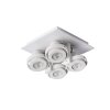 Spot de plafond Lucide LANDA LED Blanc, 4 lumières