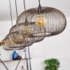 Suspension Agueda Noir, 4 lumières