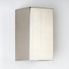 Applique Tabera Acier brossé, 2 lumières