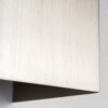 Applique Tabera Acier brossé, 2 lumières