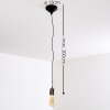 Suspension Lemone Noir doré, 1 lumière