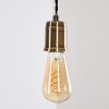 Suspension Lemone Noir doré, 1 lumière