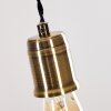 Suspension Lemone Noir doré, 1 lumière