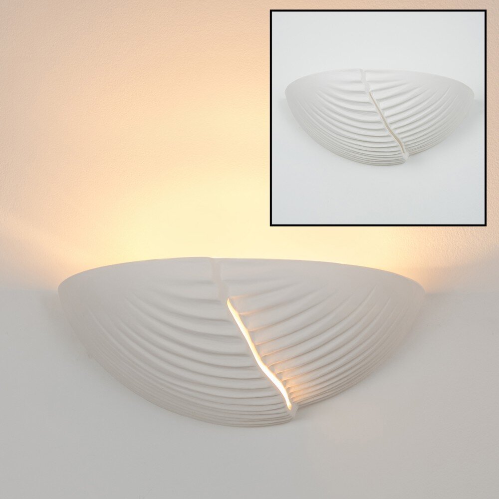 Applique murale Garessio Blanc, 1 lumière main product photo